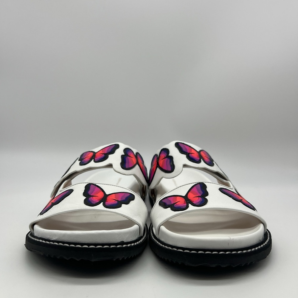 Sophia Webster Riva Slides In White/Multi Fluores… - image 5